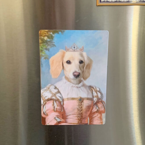 Custom Framed Royal Pet Portrait photo review