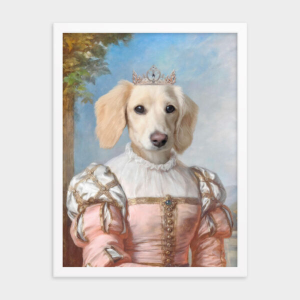 Custom Framed Royal Pet Portrait - Image 5