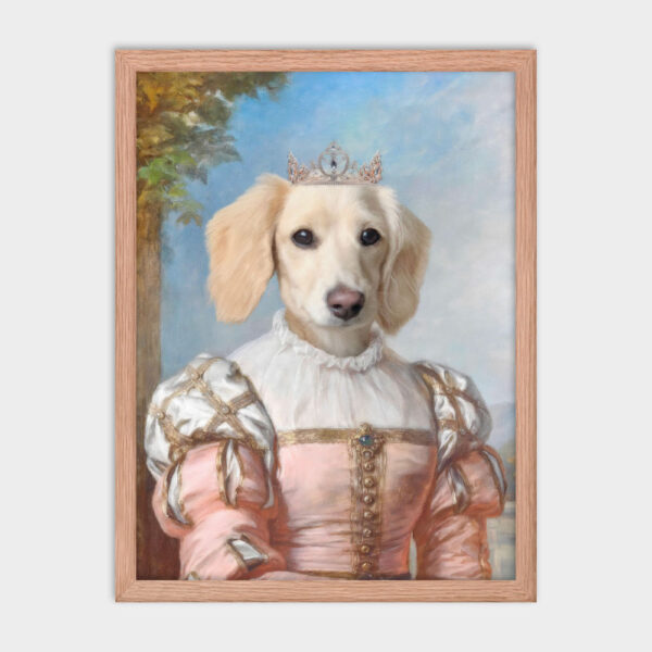 Custom Framed Royal Pet Portrait - Image 6